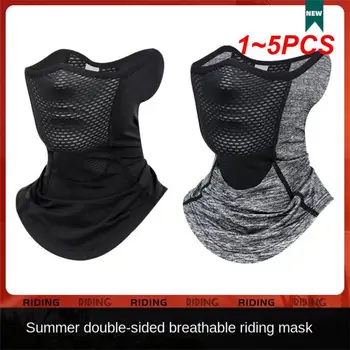  1 ~ 5ШТ 50 + Шелковая спортивная Гетра для шеи, Солнцезащитный крем от пыли на открытом воздухе, Мотоциклетная Велосипедная маска на половину лица