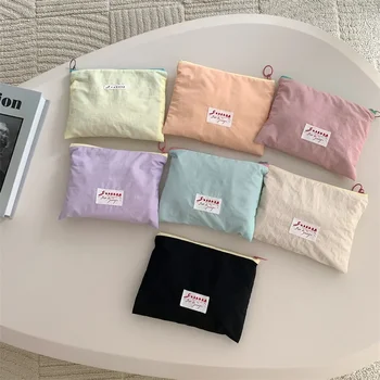  Корейский нишевый дизайн, косметичка цвета мороженого, сумка для хранения мелких предметов, ручной кошелек с алфавитом, кошелек для монет