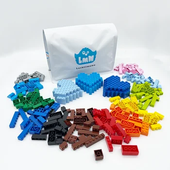  600-1200 штук строительных блоков Базовые объемные Классические строительные кирпичи MOC DIY Toy Совместимы с брендами Majoy