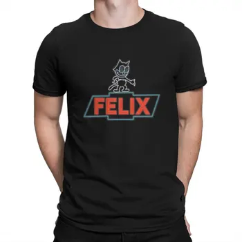  Футболка F-Felix The Cat Cartoon Man С Надписью Individuality, Футболка с Графическими Свитшотами, Новый Тренд