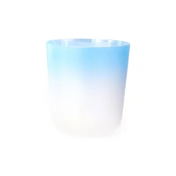  Поющие чаши из кварцевого хрусталя Blue Frosted Collection для исцеления Хрустальные чаши и звуковые чаши для медитации