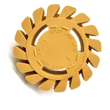  4-дюймовое резиновое колесо для стирания 100-миллиметровое Пеневматическое Резиновое колесо для удаления Быстро удаляет остатки клея Принадлежности для пневматического инструмента