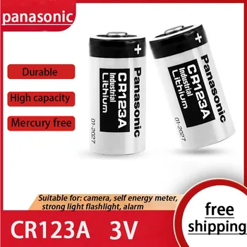  Оригинальный Литиевый Аккумулятор камеры Panasonic 123 3V Arlo CR123A CR17345 DL123A EL123A 123A