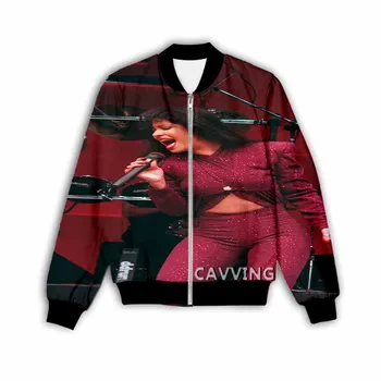 Новые модные Женские/Мужские куртки-бомберы с 3D принтом Selena Quintanilla На молнии, Мужские пальто, Мужские куртки на молнии KK1