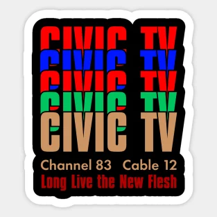  Civic Tv Да Здравствует Новая Плоть 5ШТ Наклейки на Бампер Автомобиля Художественные Бутылки С Водой Домашний Декор Багаж Фоновое Окно