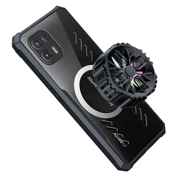  Чехол для телефона Gamer для Motorola Moto Edge 20, графеновая крышка для отвода тепла с восемью отверстиями, дышащий прозрачный тонкий корпус