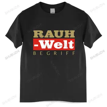  Мужская футболка с круглым вырезом, модная брендовая футболка, черная новая мужская футболка, копия Minty Mint RWB Rauh Welt, футболка с логотипом Begriff, размер евро