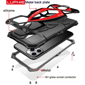  Горячий спортивный автомобиль 3proof Противоударный металлический чехол для iPhone 12 Pro Max Mini iPhone12 Armor Coque Silicone 360 Protect Cover