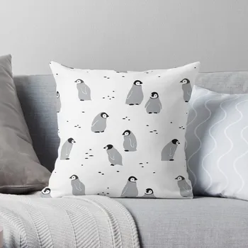  Детские подушки для птенцов императорского пингвина, чехлы для подушек из полиэстера, чехлы для подушек на диван, декор для автокресел в домашней гостиной.