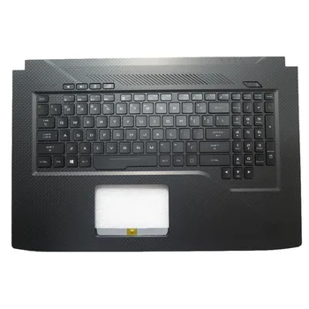  Подставка для рук ноутбука и клавиатура с подсветкой US/KR/ AR/TW Для ASUS GL703VD 90NB0GM2-R31US0 90NB0GM2-R31KO0 Черный верхний чехол США