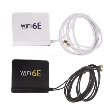  Мощный Wifi 6E С Высоким Диапазоном 5dbi 2,4 + 5 ГГц + 6 ГГц SMA Всенаправленная Базовая Антенна Длиной 1,5 М для Челнока 802.11ax