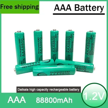  AAABattery 1-96шт 2023 Новый Бестселлер 1.2V AAA8800MAH NI MH Аккумуляторная Батарея для Микрофона Калькулятор Электрическая Зубная Щетка