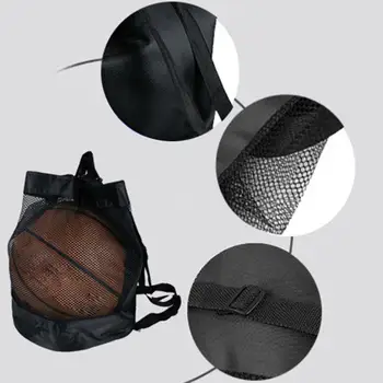  Сумка-мессенджер через плечо, ультралегкая баскетбольная сетка, рюкзак на шнурке, баскетбольный футбольный рюкзак на плечо, устойчивый к грязи