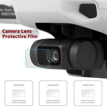  3шт Защитная пленка для объектива камеры из закаленного стекла для аксессуаров дрона DJI Mini 2 SE, защитные пленки для объектива HD с защитой от царапин