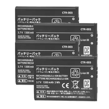  Высококачественная Сменная Батарея CTR-003 CTR 003 для Игровой Консоли Nintendo 3DS N3DS 1300mAh Аккумуляторная Батарея