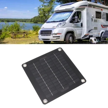  Солнечное зарядное устройство мощностью 12 В 5 Вт с 58-сантиметровым шнуром для обслуживания солнечной батареи Зарядное устройство для автомобиля на колесах с адаптером типа 
