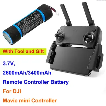   Аккумулятор пульта дистанционного управления емкостью 2600 мАч/3400 мАч для контроллера DJI Mavic mini
