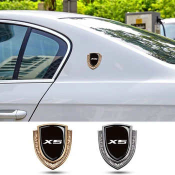  Автомобильный стайлинг Автомобильная Металлическая наклейка на Заказ Щит Щит заднего багажника автомобиля Эмблема Значок Наклейка для BMW X5