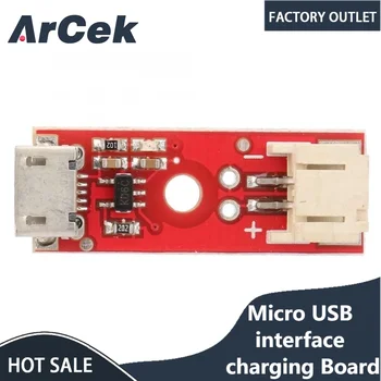  Зарядное устройство LiPo Basic Micro-USB 3,7 В 500 мА Модуль зарядного устройства литиевой батареи с интерфейсом Micro USB зарядная плата