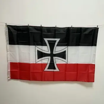  Флаг CCHJ 90x150 см Военный флаг Германской империи DK Reich, поднимаемый внутри и снаружи помещений