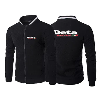  Beta Racing Motocross 2023 Новый мужской принт, весенне-осенняя мода, однотонная высококачественная теплая повседневная куртка на молнии, пальто, топ