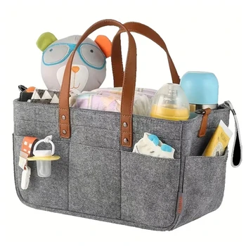  Сумка для хранения детских подгузников, переносная фетровая сумка для хранения подгузников для родителей, многофункциональная сумка для мамы, переносная сумка-держатель