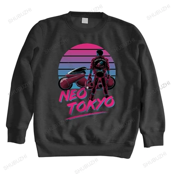 Добро пожаловать в Neo Tokyo Men autumn Akira Shotaro Kaneda Motorcycle Funny autumns Хлопчатобумажная одежда на заказ из хлопка с длинными рукавами