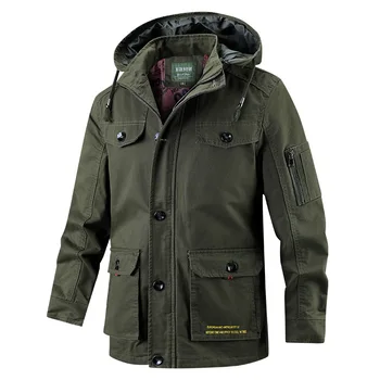  Весенне-осенняя куртка, пальто, мужская рабочая одежда для улицы, ветровка, повседневная куртка большого размера