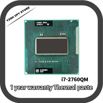  Intel Core i7-2760QM i7 2760QM SR02W 2,6 ГГц Используется Четырехъядерный Восьмипоточный процессор для ноутбука CPU 6M 45W Socket G2 / rPGA988B