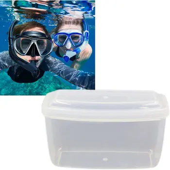  Коробка с маской для подводного плавания, 2 упаковки, Чехол для хранения маски для подводного плавания, герметичный пылезащитный чехол