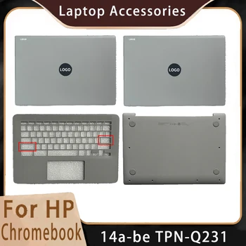  Новинка для HP Chromebook 14a-be TPN-Q231; Сменные аксессуары для ноутбуков, Задняя ЖК-крышка/Подставка для рук/Дно с ЛОГОТИПОМ