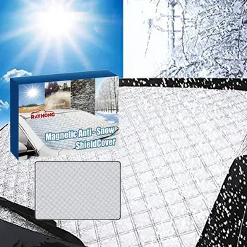  1 шт. солнцезащитный козырек с защитой от замерзания, Автоаксессуары, магнитный автомобильный ветрозащитный от снега для внедорожника/MPV, солнцезащитный козырек на лобовое стекло