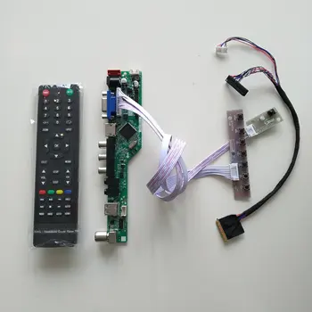 ЖК-светодиодный ТЕЛЕВИЗОР HDMI-совместимый AV USB VGA АУДИО карта драйвера кабель Плата контроллера DIY для LTN156AT27 15,6 
