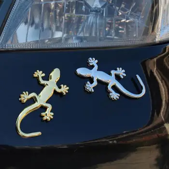  Наклейка на автомобиль Gecko, Наклейки на стекло из цинкового сплава, Наклейка на эмблему Gecko из чистого металла, хромированный значок, Наклейка на логотип, Наклейка на автомобиль, Наклейка на корпус автомобиля, наклейка на царапину