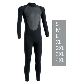  Полный гидрокостюм, костюм для подводного плавания, эластичная молния сзади, мужской, женский, сохраняющий тепло гидрокостюм для