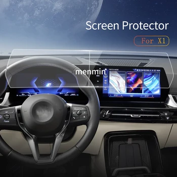  Для BMW X1 2023 Автомобильные наклейки Carplay Протектор экрана приборной панели Защитная пленка из закаленного стекла Навигационные принадлежности автомобиля