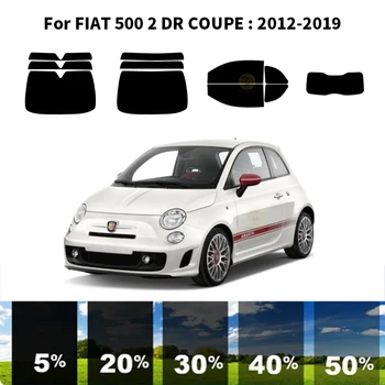  Комплект для УФ-тонировки автомобильных окон из нанокерамики, автомобильная пленка для окон FIAT 500 2 DR COUPE 2012-2019