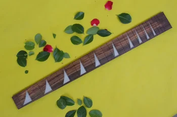  Yinfente Электрический гитарный гриф из розового дерева с 24 ладами для гитарного грифа 25,5 дюймов, с треугольной инкрустацией, гитарные детали для поделок