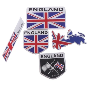  1Шт Британский флаг, логотип, эмблема, значок из сплава, наклейки для автомобиля, мотоцикла