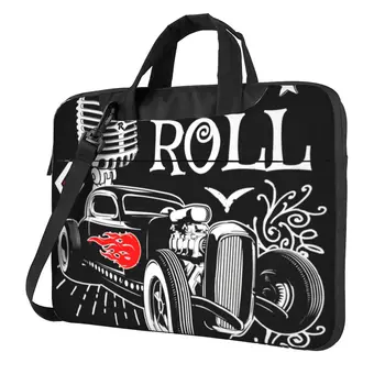  Сумка для ноутбука Rockabilly Hot Rod, рукав, винтажная сумка для портативного ноутбука Rock and Roll, модная сумка для Macbook Air, сумка для компьютера