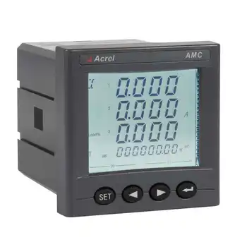  Acrel AMC72L-E4 ЖК-дисплей Цифровой 3-Фазный Измеритель Мощности Регистратор Данных с Аналоговым Выходом Rs485 Modbus-RTU