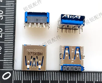  Бесплатная доставка для Foxconn UEA1111-R36AM2-7H USB3.0 женский 9P обратный разъем синий резиновый сердечник