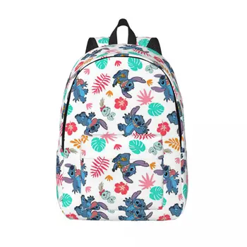  Disney Lilo Stitch для подростков, школьников, сумки для книг, рюкзак для колледжа средней школы с карманом