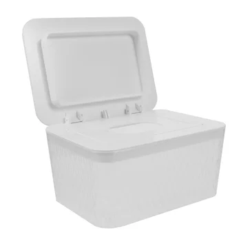  Бумажная коробка Портативный диспенсер для салфеток Контейнер для детского наполнения Многоразовая крышка Пластиковый держатель для детской комнаты для ванной Дорожный кейс