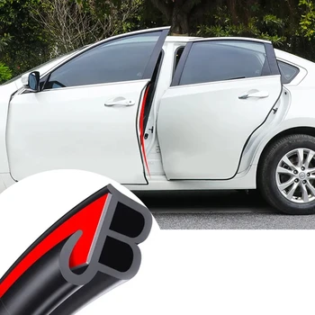  Уплотнительная прокладка для защиты от столкновений на двери автомобиля, Кромка двери капота, Защита от царапин на багажнике, Защитная прокладка для шумоизоляции в автомобильном стиле. Отделка