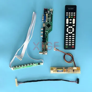  Плата драйвера ЖК-дисплея Подходит для LQ150X1LBH3 LQ150X1LHC3 LQ150X1LHS2 1024*768 Дисплей 30 Pin LVDS 1CCFL Комплект DIY TV Аналоговый VGA + HDMI + AV + USB + IR