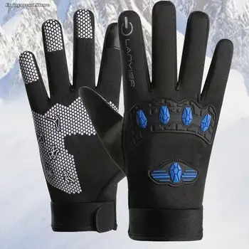  Зимние теплые перчатки, водонепроницаемые нескользящие перчатки с сенсорным экраном, Женские, мужские, Велосипедные, пешие, Рыбацкие, Лыжные, спортивные Перчатки на открытом воздухе