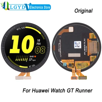  Оригинальный ЖК-экран и дигитайзер в полной сборке для Huawei Watch GT Runner