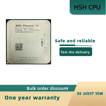  Шестиядерный процессор AMD Phenom II X6 1055T 1055 2.8G 95 Вт HDT55TWFK6DGR Socket AM3