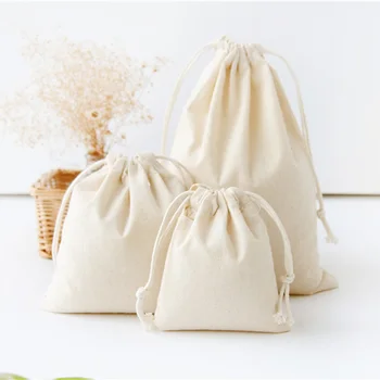  Дорожные сумки на шнурке для хранения мелочей, маленькие веревочные мешочки для конфет ручной работы